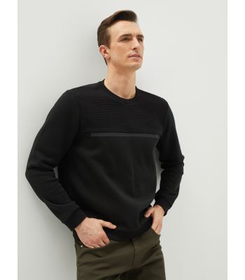 Crew Neck Long Sleeve Men's Sweatshirt