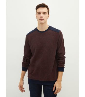 Crew Neck Long Sleeve Men's Sweatshirt