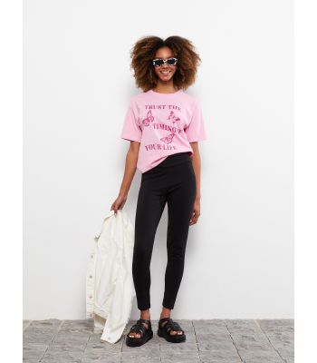 Elastic Waist Regular Cotton Women's Tights