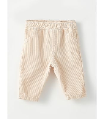 Elastic Waist Corduroy Baby Boy Pants