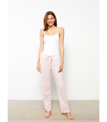 Elastic Waist Regular Women's Pajama Bottoms