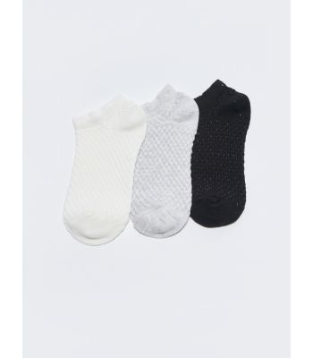 Patterned Women's Booties Socks 3-Pack