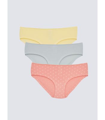 Patterned Hipster Panties 3-Pack