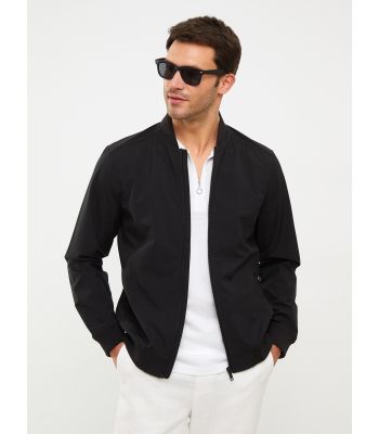 Standard Fit College Neck Men's Bomber Coat