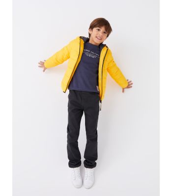 Hooded Basic Boy Puffer