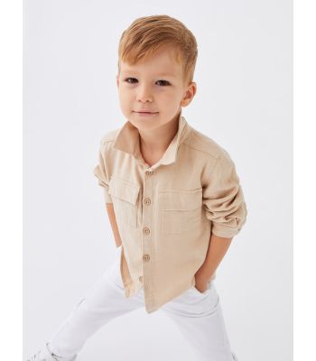 Long Sleeve Basic Baby Boy Shirt
