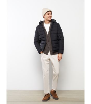 Standard Fit Hooded Men's Puffer