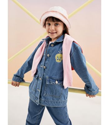 School Favorite Tweety Licensed Jean Jacket