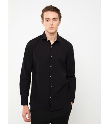 Slim Fit Long Sleeve Men's Shirt