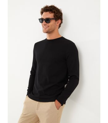 Crew Neck Long Sleeve Men's T-shirt