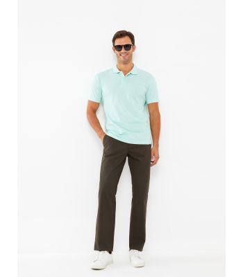 Relax Fit Gabardine Men's Chino Trousers