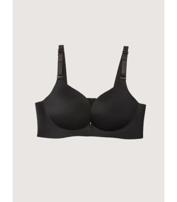 Half Padded Adjustable Strap Plain Bra