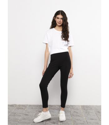 Women's Elastic Waist Regular Tights