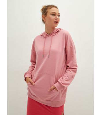 Hooded Collar Regular Long Sleeve Women's Sweatshirt