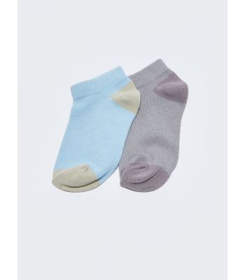 Color Block Baby Boy Booties Socks 2 Pack