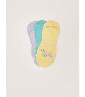 Patterned Women's No-show Socks 3-Pack