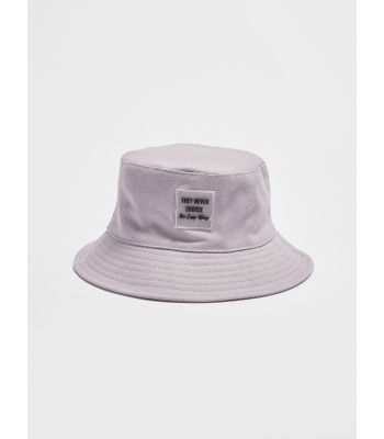 Label Printed Women's Bucket Hat