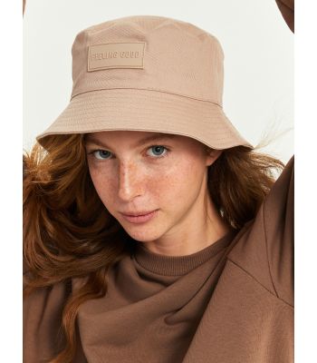 Label Printed Women's Bucket Hat