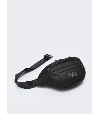 Label Detailed Men's Waist Bag