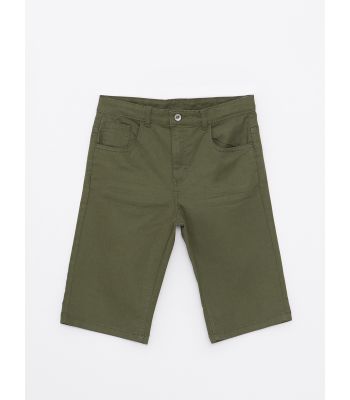 Basic Gabardine Boy Shorts