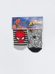 Spiderman Patterned Boys Booties Socks 3 Pack