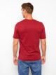 V Neck Short Sleeve Combed Cotton Men's T-shirt