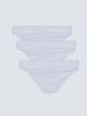 Women's Plain Bikini Panties 3-Pack