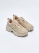 Lace-Up Thick Sole Women's Active Sneakers