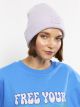Label Printed Women's Tricot Beret