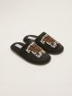 Printed Closed Front Men's Indoor Slippers