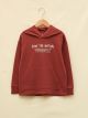 Hooded Printed Long Sleeve Boy Sweatshirt