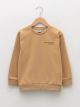 Crew Neck Printed Long Sleeve Boy Sweatshirt