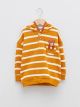 Hooded Long Sleeve Striped Baby Boy Sweatshirt