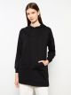 Women's Hooded Straight Long Sleeve Tunic