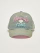 Girl's Cap Hat with Lettering Embroidery