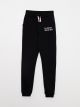 Elastic Waist Printed Girl Jogger Sweatpants