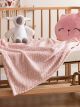 Patterned Baby Girl Plush Blanket