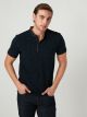 Grandad Collar and Short Sleeve Pique T-Shirt