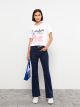 High Waist Flare Straight Women Jeans