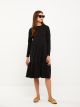 Crew Neck Regular Long Sleeve Maternity Dress