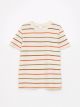 Crew Neck Short Sleeve Striped Baby Boy T-Shirt