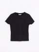 Crew Neck Basic Short Sleeve Girls T-Shirt