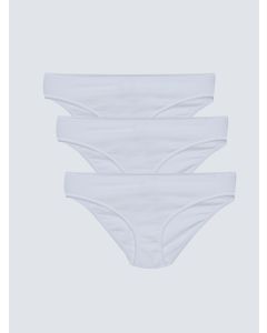 Women's Plain Bikini Panties 3-Pack