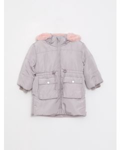 Hooded Long Sleeve Baby Girl Coat