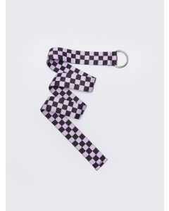 Checker Printed Women's Belt