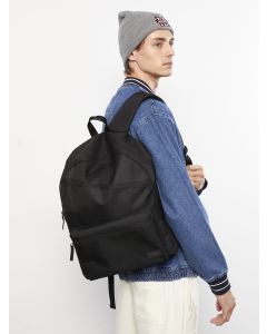 Label Printed Men's Backpack