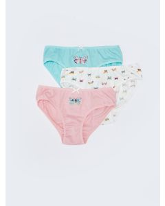 Printed Cotton Girl Panties 3-Pack