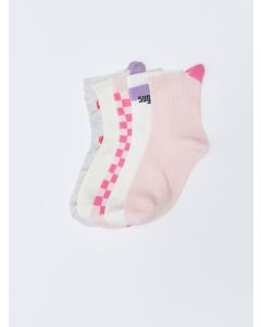 Patterned Girl Socket Socks 5-Pack