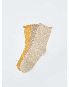 Polka Dot Women's Socks 3-Pack