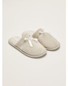 Bow Detailed Women's House Slippers